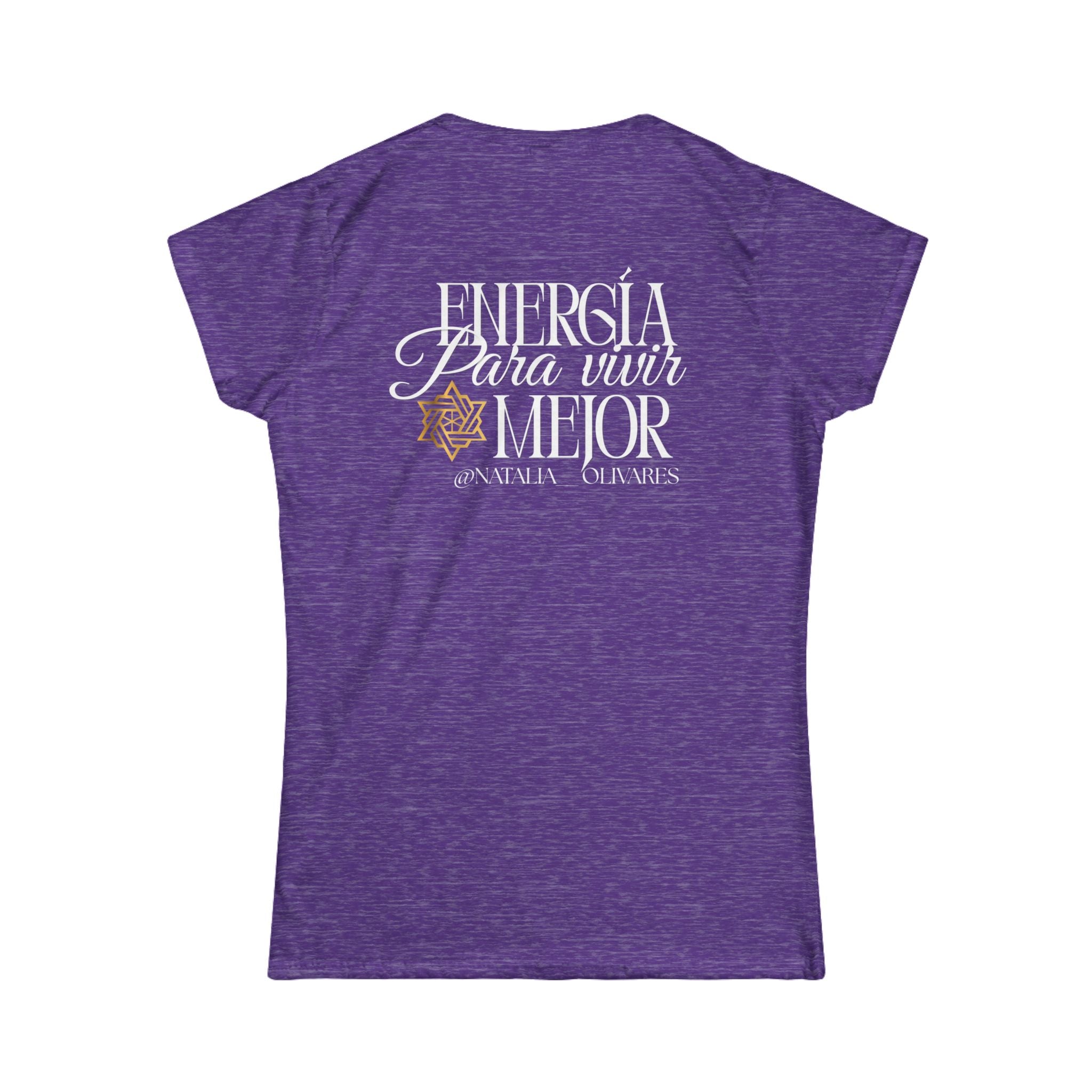 Camiseta Mujer — "Energía para vivir mejor"